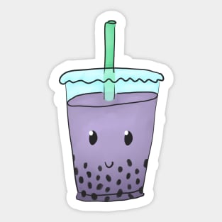 Cute Bubble Tea (Purple) Sticker